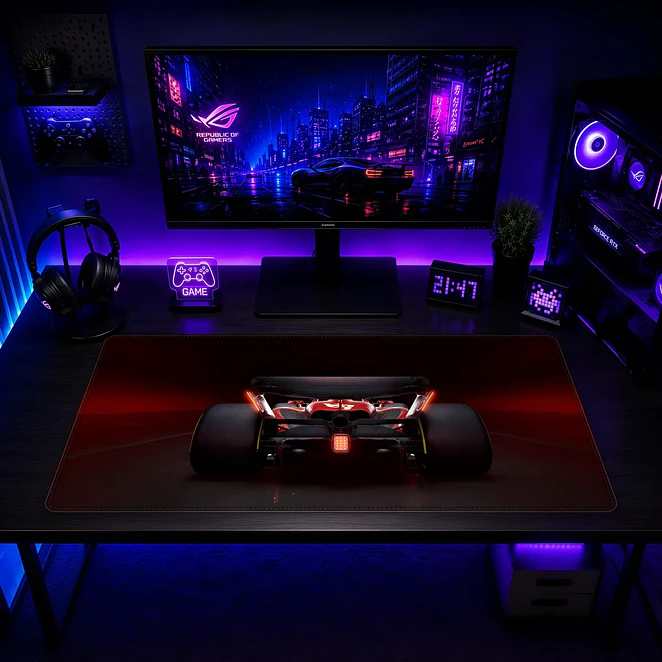 Mousepad F1 Ferrari Toma Nocturna Waterproof 2