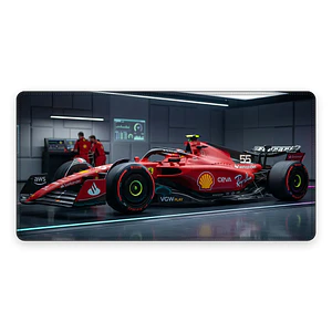 Mousepad XL F1 Ferrari Sainz Garaje Premium