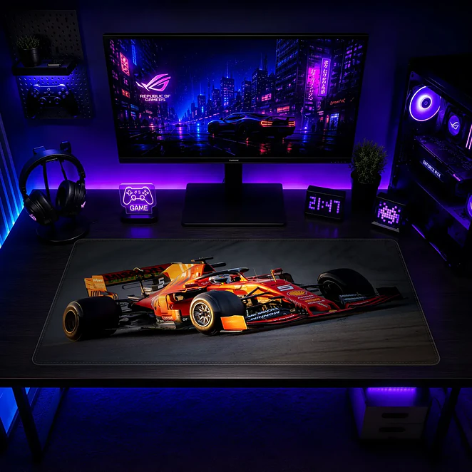 Mousepad F1 Ferrari Sainz Pista Waterproof 2