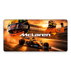 Mousepad Gamer F1 McLaren Norris Arte Formato XXL