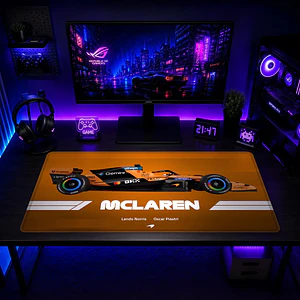 Mousepad F1 McLaren Norris Piastri Waterproof