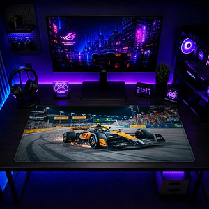 Mousepad Gamer F1 McLaren Chispas Nocturnas Formato XXL