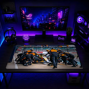 Mousepad XL F1 McLaren Pit Stop Premium