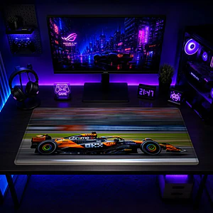 Mousepad F1 McLaren Velocidad Papaya Waterproof