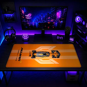 Mousepad F1 McLaren Rayas Papaya Waterproof