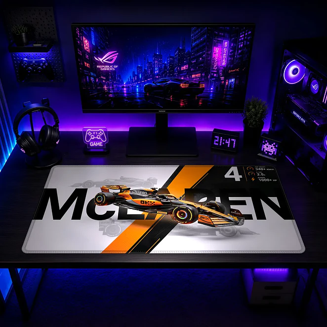 Mousepad XL F1 McLaren Ficha Tecnica Premium 2
