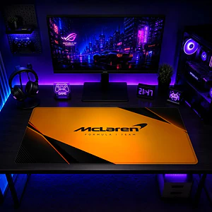 Mousepad F1 McLaren Logo Minimalista Waterproof
