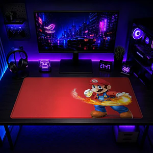 Mousepad XL Super Mario Fuego Premium