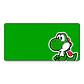 Mousepad Gamer Super Mario Yoshi Verde Formato XXL - Miniatura 1