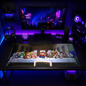 Mousepad Super Mario Ultima Cena Waterproof