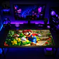 Mousepad Gamer Super Mario Aventura Floral Formato XXL - Miniatura 2