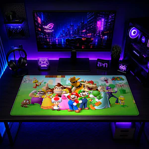 Mousepad Super Mario Elenco Champinon Waterproof