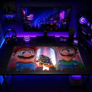 Mousepad XL Super Mario Pelicula Bros Premium
