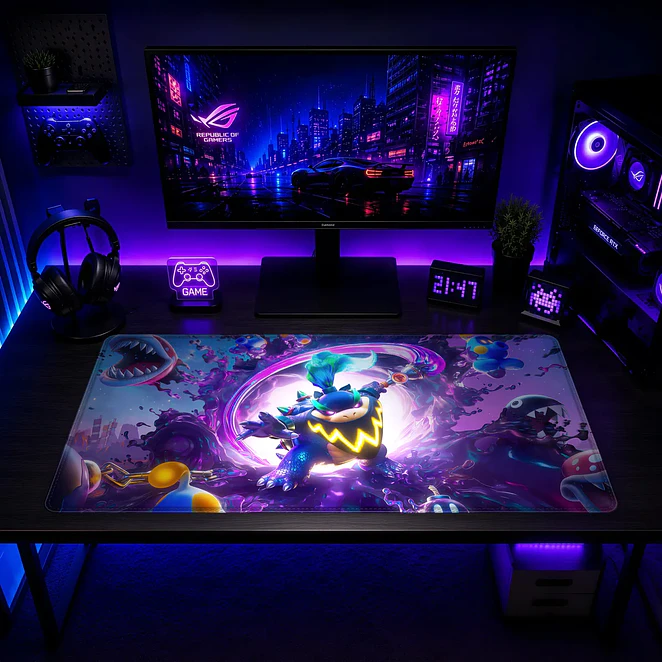 Mousepad Gamer Super Mario King Boo Formato XXL 2