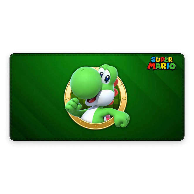 Mousepad XL Super Mario Yoshi Medalla Premium 1