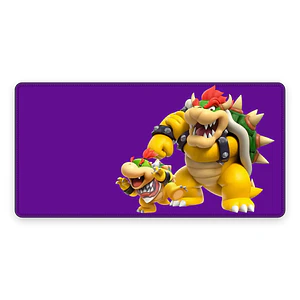 Mousepad Super Mario Bowser y Bowsy Waterproof