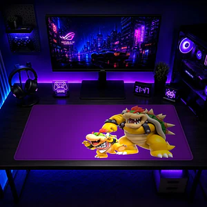 Mousepad Super Mario Bowser y Bowsy Waterproof