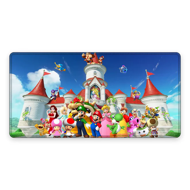 Mousepad XL Super Mario Castillo Champinon Premium 1
