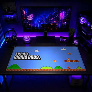 Mousepad Super Mario Bros Pixel Waterproof