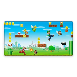 Mousepad Super Mario Luigi Monedas Waterproof