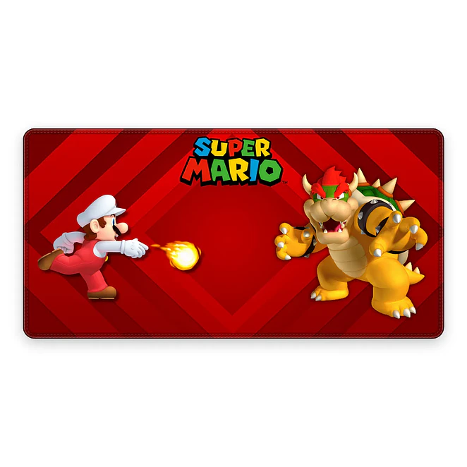Mousepad Super Mario Mario vs Bowser Waterproof 1