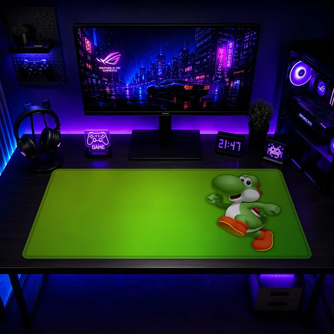 Mousepad Super Mario Yoshi Salto Waterproof 2