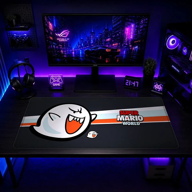 Mousepad XL Super Mario Boo World Premium 2