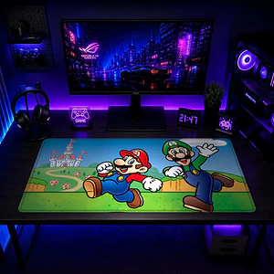 Mousepad XL Super Mario Bros Corriendo Premium