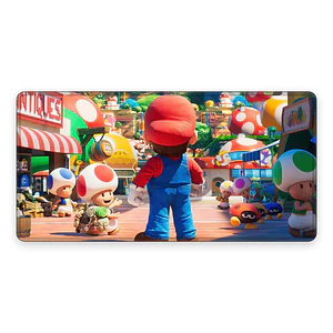 Mousepad Super Mario Pelicula Ciudad Waterproof