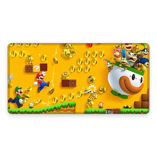 Mousepad Gamer Super Mario Bowsy Nave Formato XXL 1