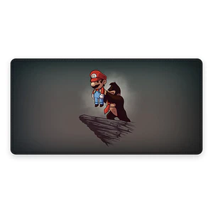 Mousepad Gamer Super Mario Mario vs Donkey Formato XXL