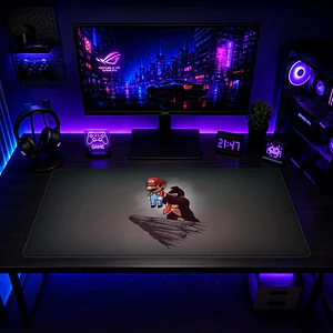 Mousepad Gamer Super Mario Mario vs Donkey Formato XXL