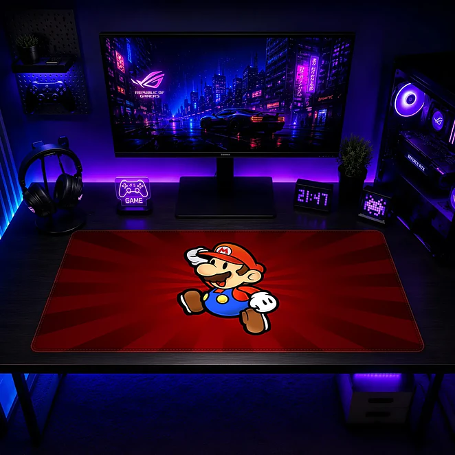 Mousepad XL Super Mario Paper Mario Premium 2