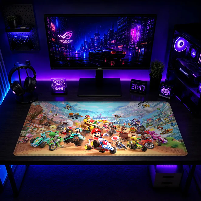 Mousepad XL Super Mario Mario Kart 8 Premium 2