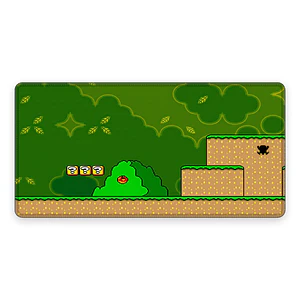 Mousepad XL Super Mario Nivel Escalones Premium