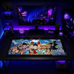Mousepad Gamer One Piece Tripulacion Clasica Formato XXL