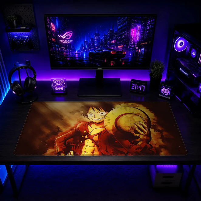 Mousepad Anime One Piece Luffy Sombrero XL 2