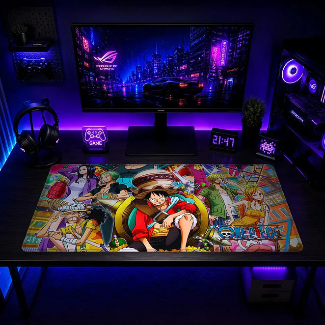 Mousepad One Piece Luffy Sentado Waterproof 2