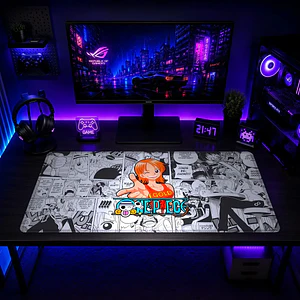 Mousepad Gamer One Piece Nami Manga Formato XXL