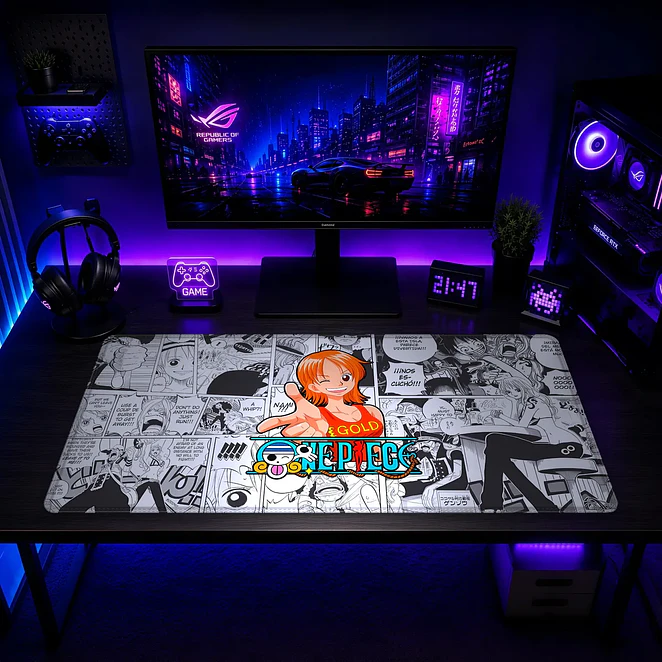 Mousepad Gamer One Piece Nami Manga Formato XXL 2