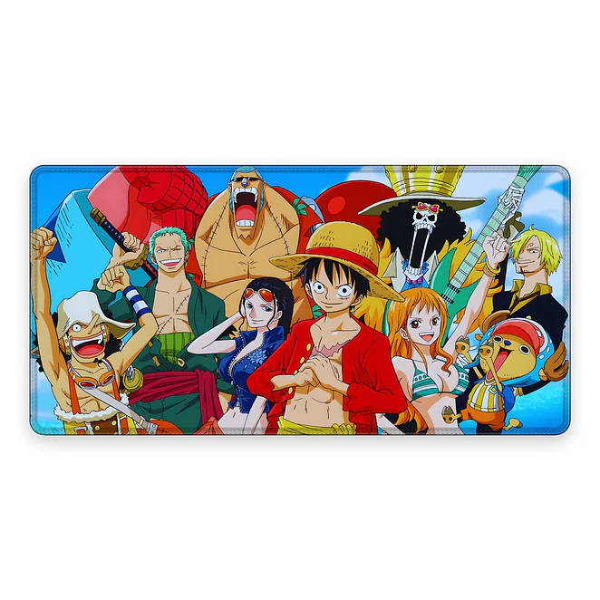 Mousepad One Piece Equipo Anime Waterproof 1