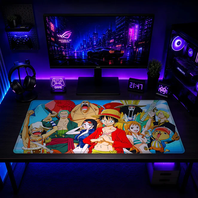 Mousepad One Piece Equipo Anime Waterproof 2
