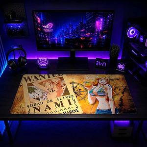 Mousepad XL One Piece Nami Wanted Premium