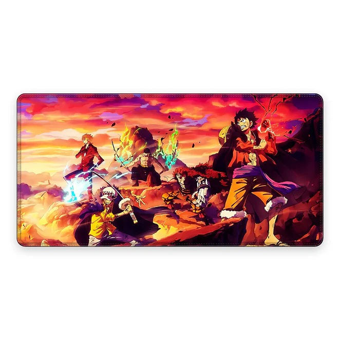 Mousepad XL One Piece Batalla Atardecer Premium 1