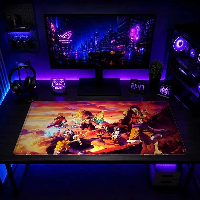 Mousepad XL One Piece Batalla Atardecer Premium 2
