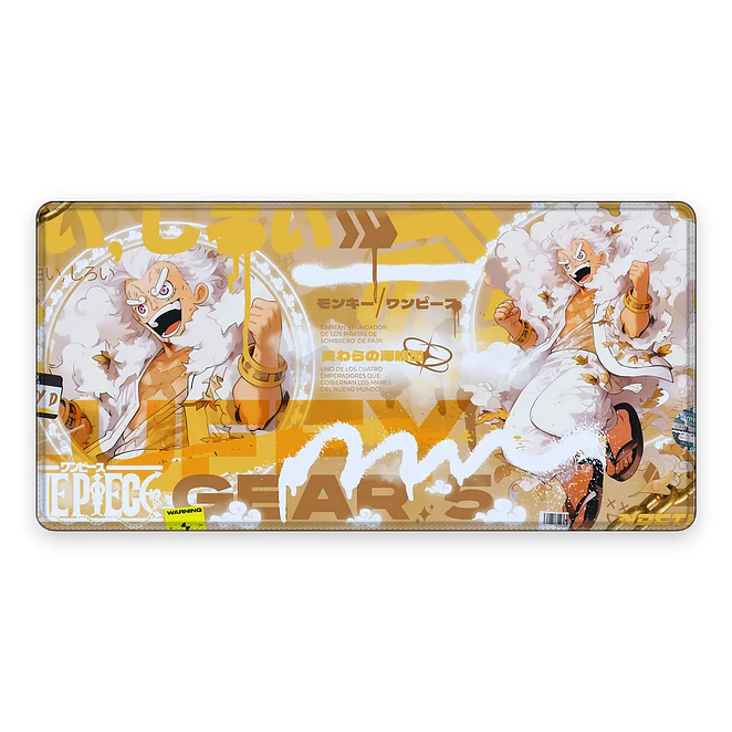 Mousepad Gamer One Piece Luffy Gear Quinto Formato XXL 1