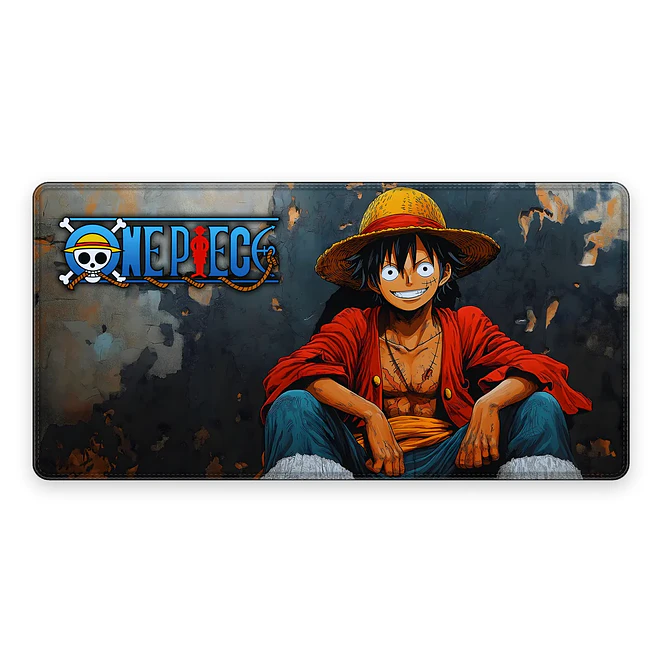 Mousepad Gamer One Piece Luffy Relajado Formato XXL 1