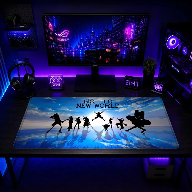 Mousepad XL One Piece Go To New World Premium 2