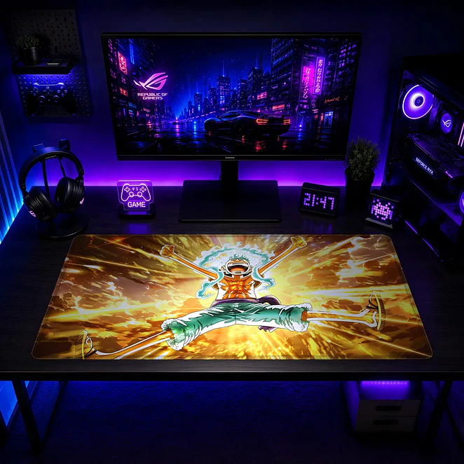 Mousepad XL One Piece Luffy Dorado Premium 2