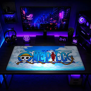 Mousepad One Piece Logo Anime Waterproof